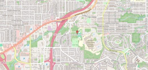 Far Southwest map Portland